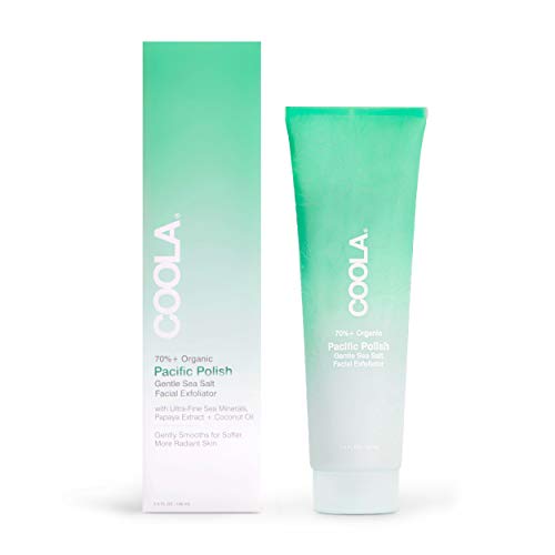 0850008613319 - COOLA ORGANIC PACIFIC POLISH FACE EXFOLIATOR, SKIN BARRIER PROTECTION AND CARE WITH COCONUT OIL AND ALOE VERA JUICE, 3.4 FL OZ