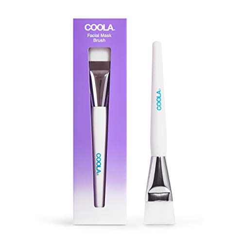 0850008613524 - COOLA MOON SILK FACE MASK CLEANSING BRUSH, SKIN BARRIER PROTECTION AND CARE, APPLICATOR FOR MOON SILK FACE MASK AND MOISTURIZER