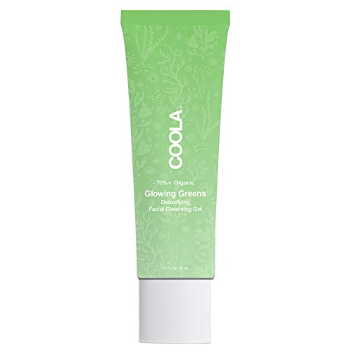 0850008614491 - COOLA ORGANIC GLOWING GREENS FACIAL CLEANSER, SKIN BARRIER PROTECTION AND CARE WITH ALOE VERA JUICE, TRAVEL SIZE, 1.7 FL OZ