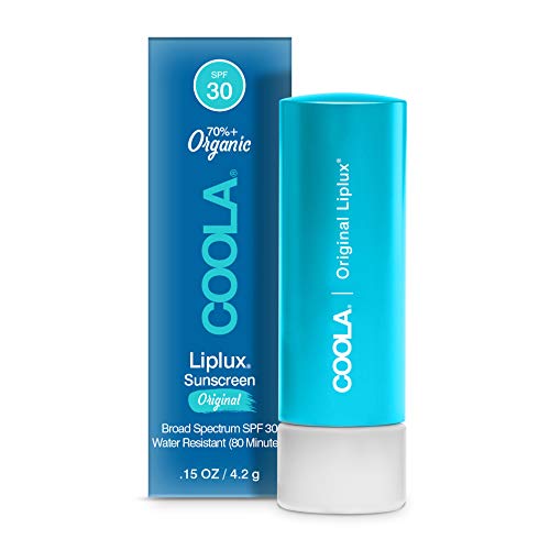 0850008614507 - COOLA ORGANIC LIPLUX SUNSCREEN LIP BALM, LIP CARE FOR DAILY PROTECTION, BROAD SPECTRUM SPF 30, 0.15 OZ