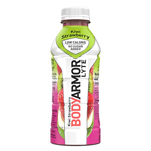 0850009942609 - BODYARMOR LYTE SPORTS DRINK LOW-CALORIE SPORTS BEVERAGE, KIWI STRAWBERRY, NATURAL FLAVORS WITH VITAMINS, POTASSIUM-PACKED ELECTROLYTES, NO PRESERVATIVES, PERFECT FOR ATHLETES, 16 FL OZ (PACK OF 12)