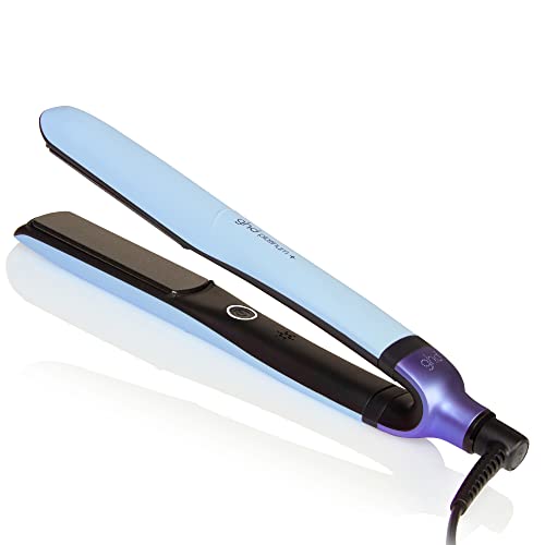 0850011636596 - GHD PLATINUM+ STYLER - 1 FLAT IRON, PROFESSIONAL PERFORMANCE HAIR STYLER, CERAMIC FLAT IRON, HAIR STRAIGHTENER, LIMITED EDITION ID COLLECTION, PASTEL BLUE, 1 CT.