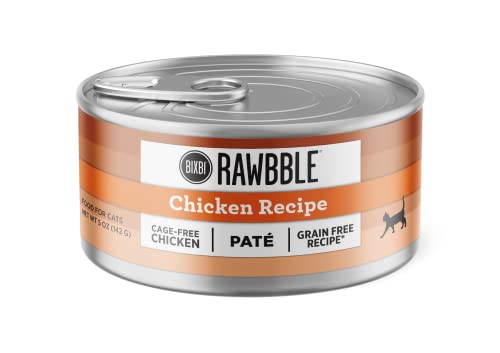 0850012346296 - BIXBI RAWBBE WET FOOD FOR CATS CHICKEN PATE 5 OUNCE (CASE OF 24)