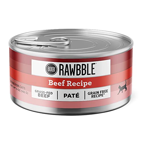 0850012346326 - BIXBI RAWBBE WET FOOD FOR CATS BEEF PATE 5 OUNCE (CASE OF 24)