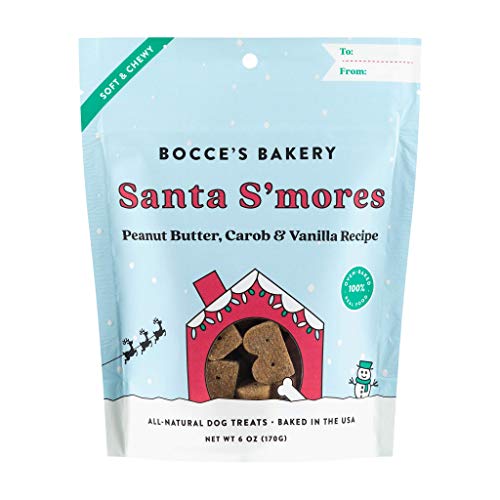 0850012629504 - BOCCES BAKERY - LIMITED EDITION DOG TREATS, SANTA SMORES SOFT & CHEWY, 6 OZ