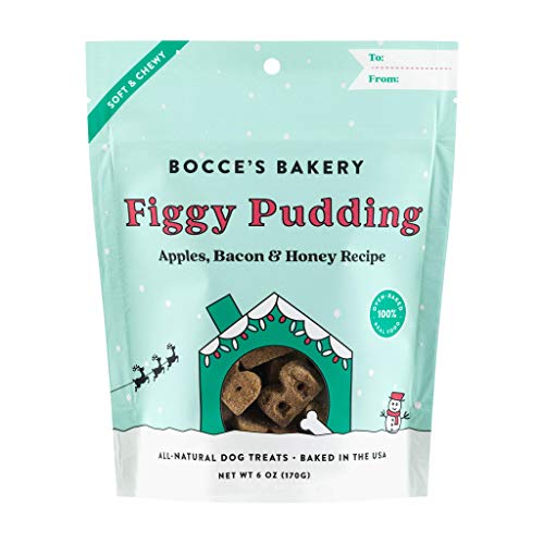 0850012629511 - BOCCES BAKERY - LIMITED EDITION DOG TREATS, FIGGY PUDDING SOFT & CHEWY, 6 OZ