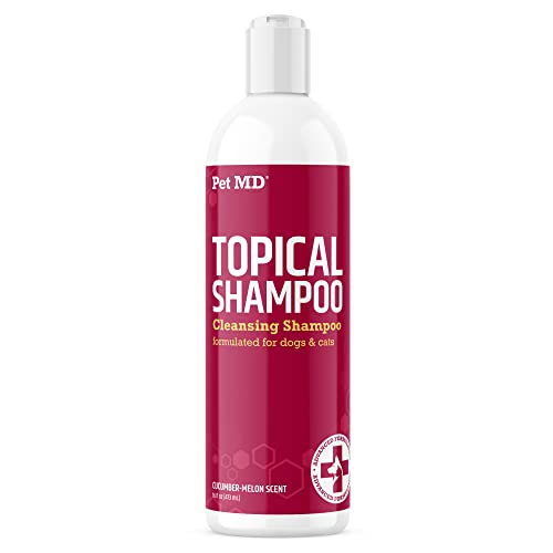 0850012848998 - PET MD TOPICAL SHAMPOO FOR DOGS AND CATS - 16 OZ