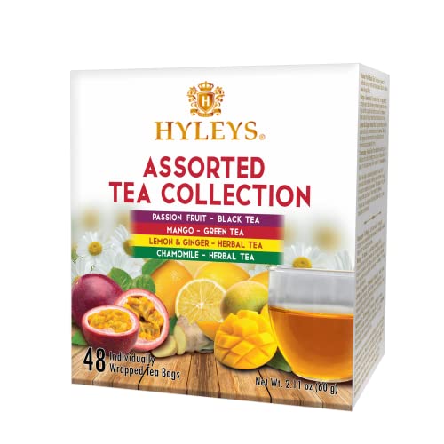 0850016054425 - HYLEYS TEA ASSORTED COLLECTION - 48 TEA BAGS