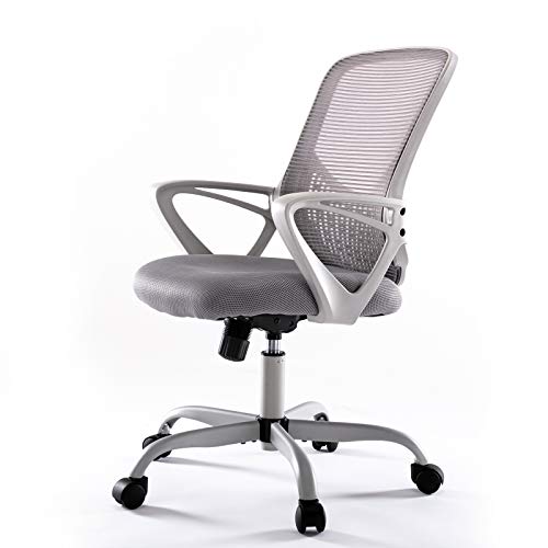 0850017532106 - OFFICE DESK CHAIR, MID BACK LUMBAR SUPPORT COMPUTER MESH TASK CHAIR