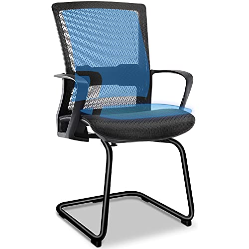 0850026220537 - ERGONOMIC OFFICE CHAIR SWIVEL MESH HOME OFFICE DESK CHAIR MID-BACK TASK COMPUTER CHAIR FOR HOME OFFICE CONFERENCE (BLACK, EUROPEAN)