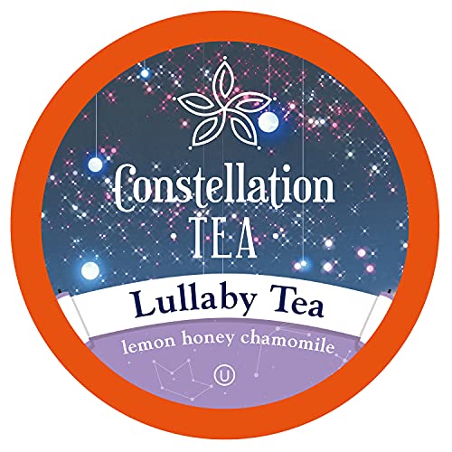 0850027429472 - CONSTELLATION TEA LEMON HONEY CHAMOMILE LULLABY TEA PODS FOR KEURIG K CUP BREWERS, 40 COUNT