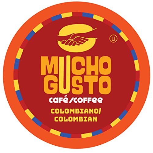 0850027429700 - MUCHO GUSTO COLOMBIAN MEDIUM COFFEE PODS, COMPATIBLE WITH 2.0 K-CUP BREWERS, 40 COUNT (PACK OF 1)