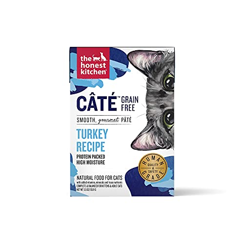 0850027768168 - THE HONEST KITCHEN CÂTÉ GRAIN FREE TURKEY PÂTÉ WET CAT FOOD, 5.5 OZ X12