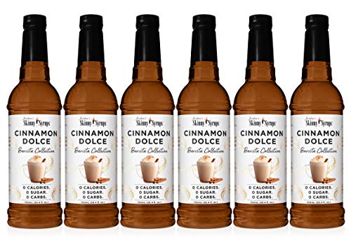 0850027887036 - JORDANS SKINNY MIXES SYRUPS CINNAMON DOLCE, SUGAR FREE FLAVORING SYRUP, 25.4 OUNCE BOTTLE (PACK OF 6)