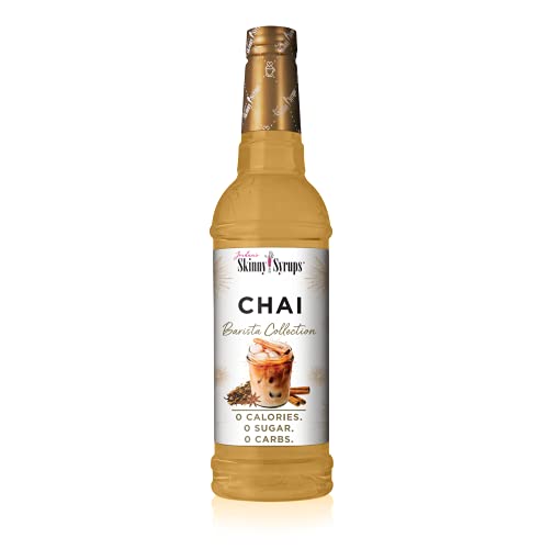 0850027887074 - JORDANS SKINNY SYRUPS CHAI, BARISTA COLLECTION SUGAR FREE COFFEE FLAVORING SYRUP, 25.4 OUNCE BOTTLE