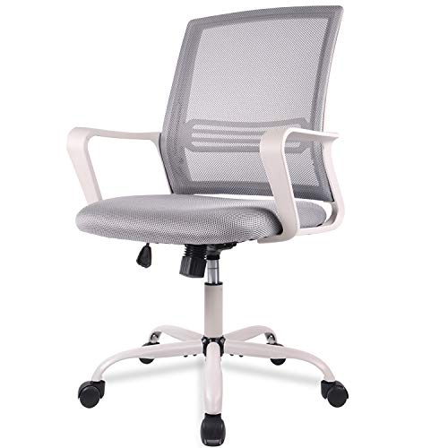 0850032506281 - OFFICE CHAIR DESK CHAIR MESH COMPUTER CHAIR, MID BACK SWIVEL TASK CHAIR, ERGONOMIC EXECUTIVE CHAIR WITH LUMBAR SUPPORT AND ARMRESTS