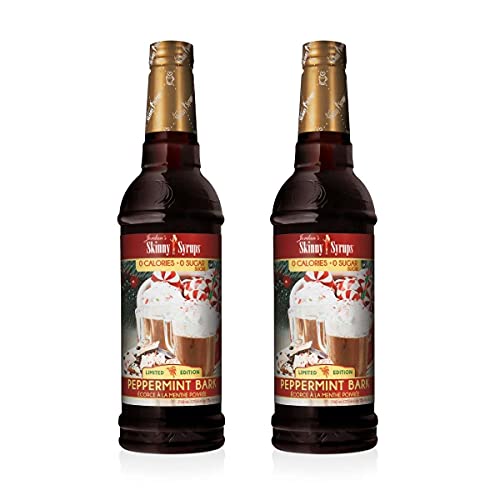 0850033079067 - JORDANS SKINNY SYRUPS PEPPERMINT BARK, SUGAR FREE COFFEE FLAVORING SYRUP, 25.4 OUNCE BOTTLE (PACK OF 2)