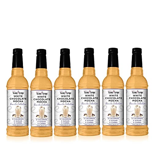 0850033079173 - JORDANS SKINNY SYRUPS WHITE CHOCOLATE MOCHA, BARISTA COLLECTION SUGAR FREE COFFEE FLAVORING SYRUP, 25.4 OUNCE BOTTLE
