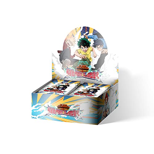 0850034738055 - MY HERO ACADEMIA COLLECTIBLE CARD GAME SERIES 3 UNLIMITED HEROES CLASH BOOSTER DISPLAY | 240-CARD 24-PACK BOOSTER DISPLAY | AGES 14+ | 2 PLAYERS | AVG. PLAYTIME 20-30 MINUTES | MADE BY JASCO GAMES