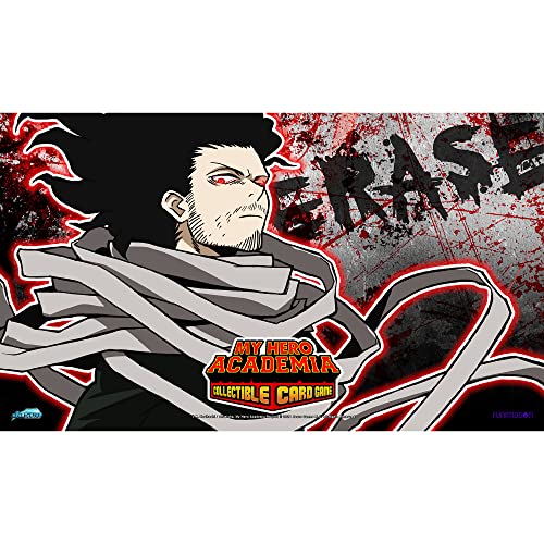 0850034738109 - MY HERO ACADEMIA COLLECTIBLE CARD GAME SERIES 3 ERASER HEAD PLAYMAT | 18 BY 24 RUBBER GAME MAT | AGES 14+ | 2 PLAYERS | AVERAGE PLAYTIME 20-30 MINUTES | MADE BY JASCO GAMES