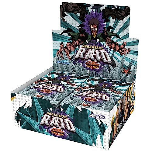 0850034738802 - MY HERO ACADEMIA COLLECTIBLE CARD GAME SERIES 5: UNDAUNTED RAID BOOSTER DISPLAY - CONTAINS 24 EXPANSION PACKS OF 11-CARDS, TRADING CARD GAME