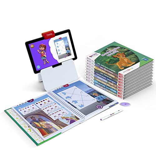 0850034854007 - BYJUS MAGIC WORKBOOKS: DISNEY, 3RD GRADE PREMIUM KIT-AGES 7-9-FEATURING DISNEY & PIXAR CHARACTERS-COMPREHENSION, FRACTIONS, & WORD PROBLEMS-POWERED BY OSMO-WORKS WITH FIRE TABLET