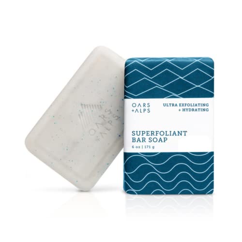 0850034925233 - OARS + ALPS SUPERFOLIANT EXFOLIATING BAR SOAP, MADE WITH NATURALLY DERIVED INGREDIENTS TO REFRESH AND NOURISH SKIN, 3 PACK