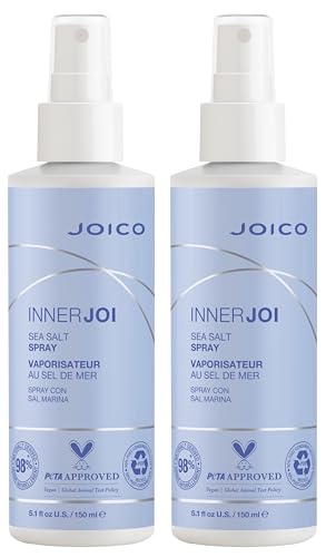 0850035358252 - JOICO INNERJOI SEA SALT SPRAY | STYLING FOR ALL HAIR TYPES | SULFATE & PARABEN FREE | NATURALLY-DERIVED VEGAN FORMULA | 5.1 FL OZ (2-PACK)