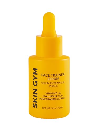 0850036135531 - SKIN GYM FACE TRAINER SERUM WITH VITAMIN C, HYALURONIC ACID, AND POMEGRANATE EXTRACT, BRIGHTENS, HYDRATES, AND COMBATS SIGNS OF AGING, FACE SERUM FOR GLOWING SKIN