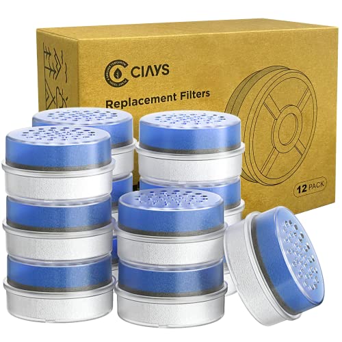 0850038702618 - CIAYS REPLACEMENT FILTERS ONLY FOR CIAYS 236OZ/7L PET WATER FOUNTAIN ULTRA-LARGE CAPACITY CAT WATER FOUNTAIN DUAL FILTRATION DOG WATER FOUNTAIN BOWL WITH HUGE DRINKING AREA 12 PCS