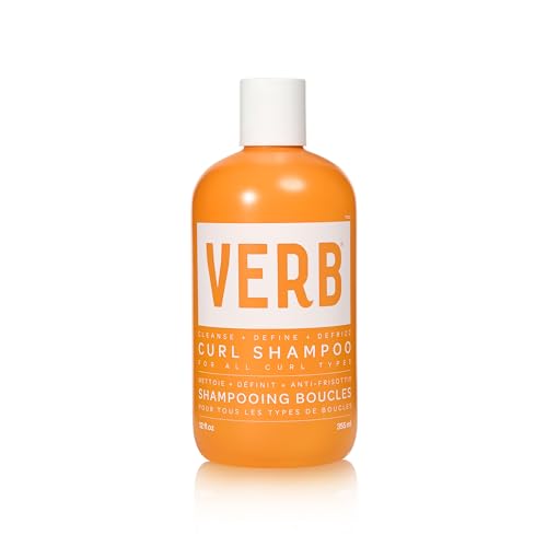 0850041150581 - VERB CURL SHAMPOO - MILD, CLEANSE AND SMOOTH - VEGAN CURL DEFINING SHAMPOO FOR FRIZZY HAIR- INTENSIVE HYDRATION CURLY HAIR SHAMPOO, 12 FL OZ