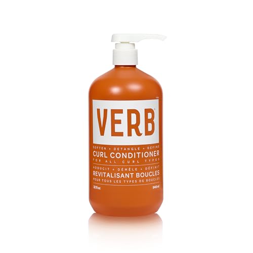 0850041150611 - VERB CURL CONDITIONER-SOFTEN, DEFINE & HYDRATE -VEGAN CURL DEFINING FRIZZ CONTROL-SUNFLOWERCURL COMPLEX,JOJOBA AND CASTOR OIL HAIR CARE PRODUCT TO DEEPLY NOURISH AND REPAIR DAMAGED HAIR,32 FL OZ