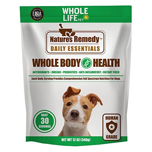 0850043516286 - WHOLE LIFE PET WHOLE BODY HEALTH SUPPLEMENT FOR DOGS –ANTIOXIDANTS, OMEGAS, PROBIOTICS, DIETARY FIBER, PROTEIN. MIXES IN FOOD OR WITH WATER FOR HYDRATING SNACK