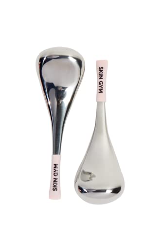 0850044565849 - SKIN GYM CRYO-ICE MASSAGE STICKS FOR FACE, UNDER EYE AREA, NECK AND DECOLLETAGE - 100% STAINLESS STEEL FACE ROLLER - COOLING FACE MASSAGER, ENHANCES PRODUCT ABSORPTION AND PROMOTES LYMPHATIC DRAINAGE