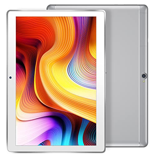 0850045550653 - DRAGON TOUCH NOTEPAD K10 TABLET WITH 32 GB STORAGE, 10 INCH ANDROID TABLET, QUAD CORE PROCESSOR, IPS HD DISPLAY, 8MP CAMERA, GPS, FM, 2.4GHZ & 5G WIFI WITH MICRO HDMI PORT - SLIVER