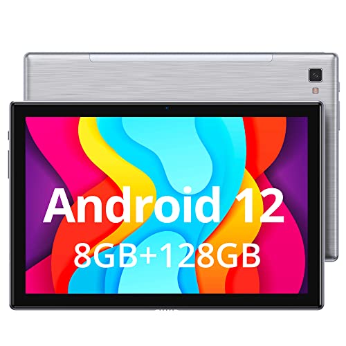 0850045550806 - 10 INCH TABLETS WITH 128GB ROM, 8GB RAM, OCTA CORE 2.0GHZ, ANDROID 12 TABLETS, 10 INCH IPS HD DISPLAY, 13MP CAMERA, 2.4GHZ & 5G WIFI, GPS - COMPATIBLE NOTEPAD 102 DOCKING KEYBOARD