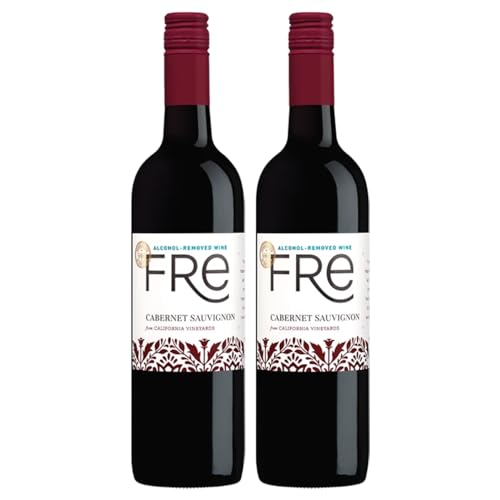 0850050047476 - SUTTER HOME FRE CABERNET NON-ALCOHOLIC RED WINE, EXPERIENCE BUNDLE WITH PHONE GRIP, SEASONAL WINE PAIRINGS & RECIPES, 750ML BTLS, 2-PACK