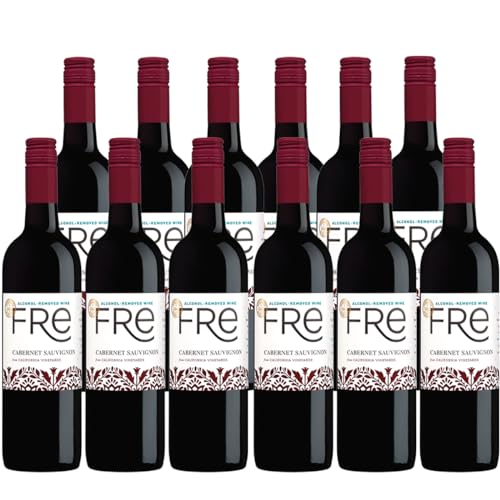 0850050047506 - SUTTER HOME FRE CABERNET NON-ALCOHOLIC RED WINE, EXPERIENCE BUNDLE WITH PHONE GRIP, SEASONAL WINE PAIRINGS & RECIPES, 750ML BTLS, 12-PACK