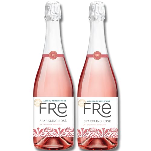 0850050047605 - SUTTER HOME FRE SPARKLING ROSÉ NON-ALCOHOLIC WINE, EXPERIENCE BUNDLE WITH PHONE GRIP, SEASONAL WINE PAIRINGS & RECIPES, 12/750ML, 2-PACK