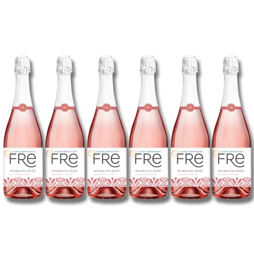 0850050047629 - SUTTER HOME FRE SPARKLING ROSÉ NON-ALCOHOLIC WINE, EXPERIENCE BUNDLE WITH PHONE GRIP, SEASONAL WINE PAIRINGS & RECIPES, 12/750ML, 6-PACK