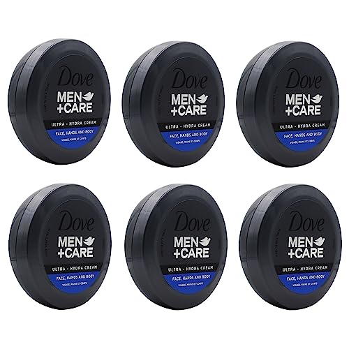 0850050048541 - DOVE MEN+CARE ULTRA HYDRA CREAM, FACE, HANDS AND BODY CARE, ALL SKIN TYPES, 6 PACK OF 2.53 OZ EACH