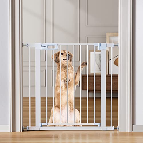 0850052971465 - CIAYS 29.5” TO 37.8” SAFETY BABY GATE, EXTRA WIDE AUTO-CLOSE DOG GATE FOR STAIRS, EASY WALK THRU INDOOR PET GATE FOR DOORWAYS AND ROOMS, 36IN TALL