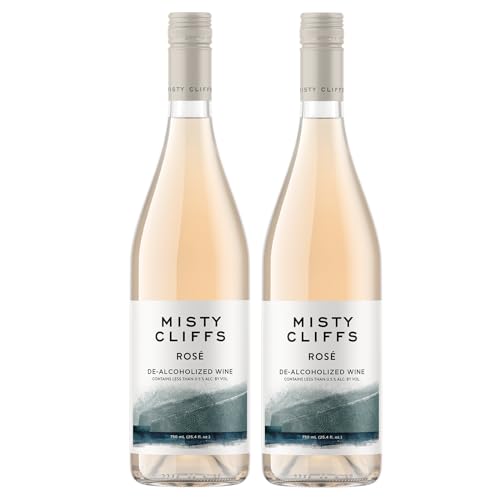 0850056738781 - MISTY CLIFFS NON-ALCOHOLIC ROSE - PREMIUM DEALCOHOLIZED WINE FROM THE SWARTLAND REGION, SOUTH AFRICA | 2 PACK
