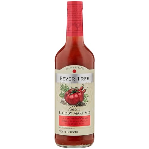 0850059062210 - FEVER TREE CLASSIC BLOODY MARY MIX - PREMIUM QUALITY MIXER - REFRESHING BEVERAGE FOR COCKTAILS & MOCKTAILS 750ML BOTTLE