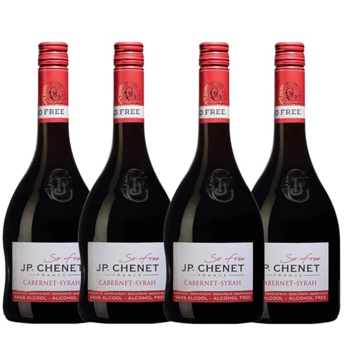 0850059605332 - JP CHENET CABERNET SYRAH ALCOHOL-FREE NON-ALCOHOLIC RED WINE, 750ML | 4 PACK