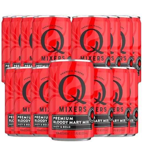 0850060713323 - Q MIXERS BLOODY MARY PREMIUM COCKTAIL MIXER MADE WITH REAL INGREDIENTS 7.5OZ CANS | 15 PACK