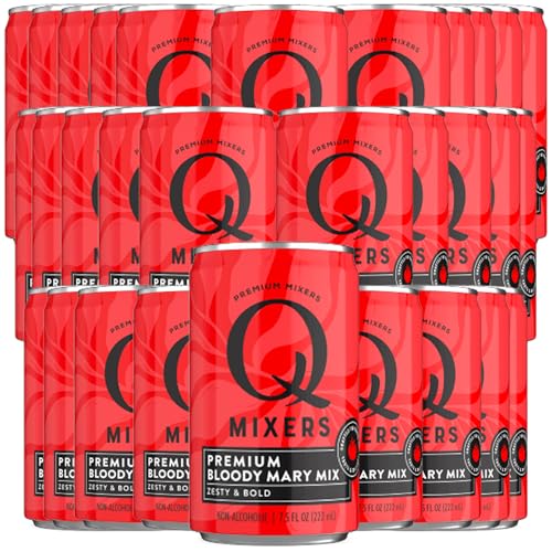 0850060713330 - Q MIXERS BLOODY MARY PREMIUM COCKTAIL MIXER MADE WITH REAL INGREDIENTS 7.5OZ CANS | 30 PACK
