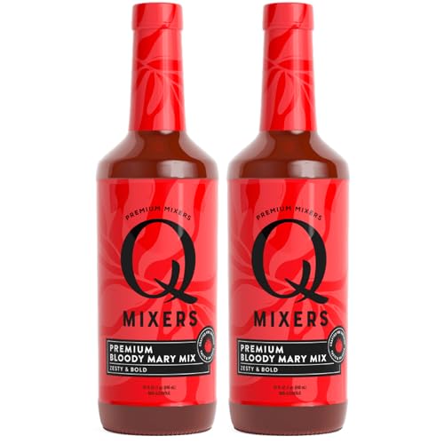 0850060713354 - Q MIXERS BLOODY MARY PREMIUM COCKTAIL MIXER MADE WITH REAL INGREDIENTS 32OZ BOTTLES | 2 PACK