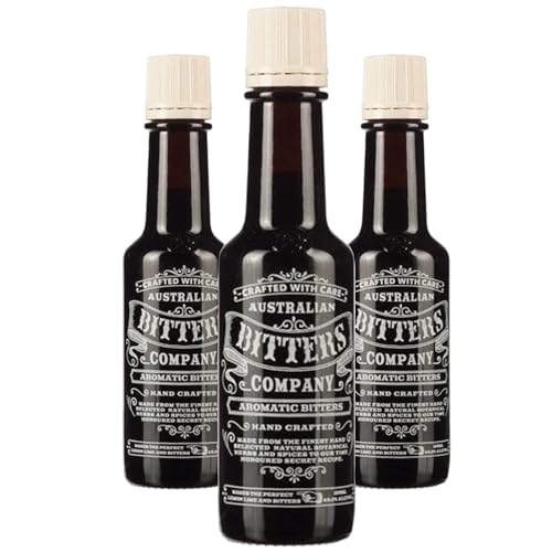0850060713668 - AUSTRALIAN BITTERS COMPANY AROMATIC BITTERS: ELEVATE YOUR COCKTAILS WITH 8OZ BOTTLES PERFECT FOR CLASSIC MIXED DRINKS | 3 PACK