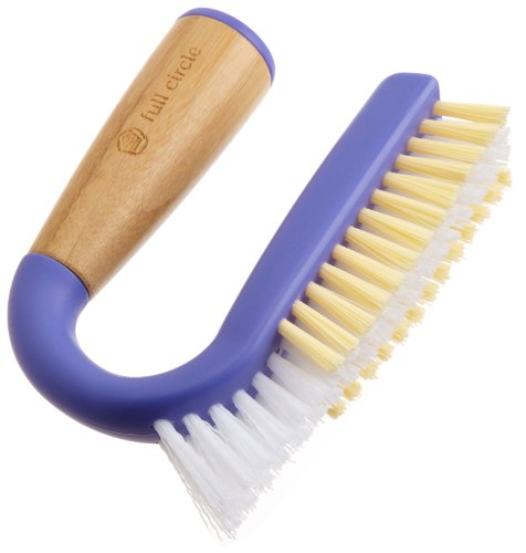 0850166002512 - FULL CIRCLE GRUNGE BUSTER GROUT AND TILE SCRUB BRUSH, PURPLE